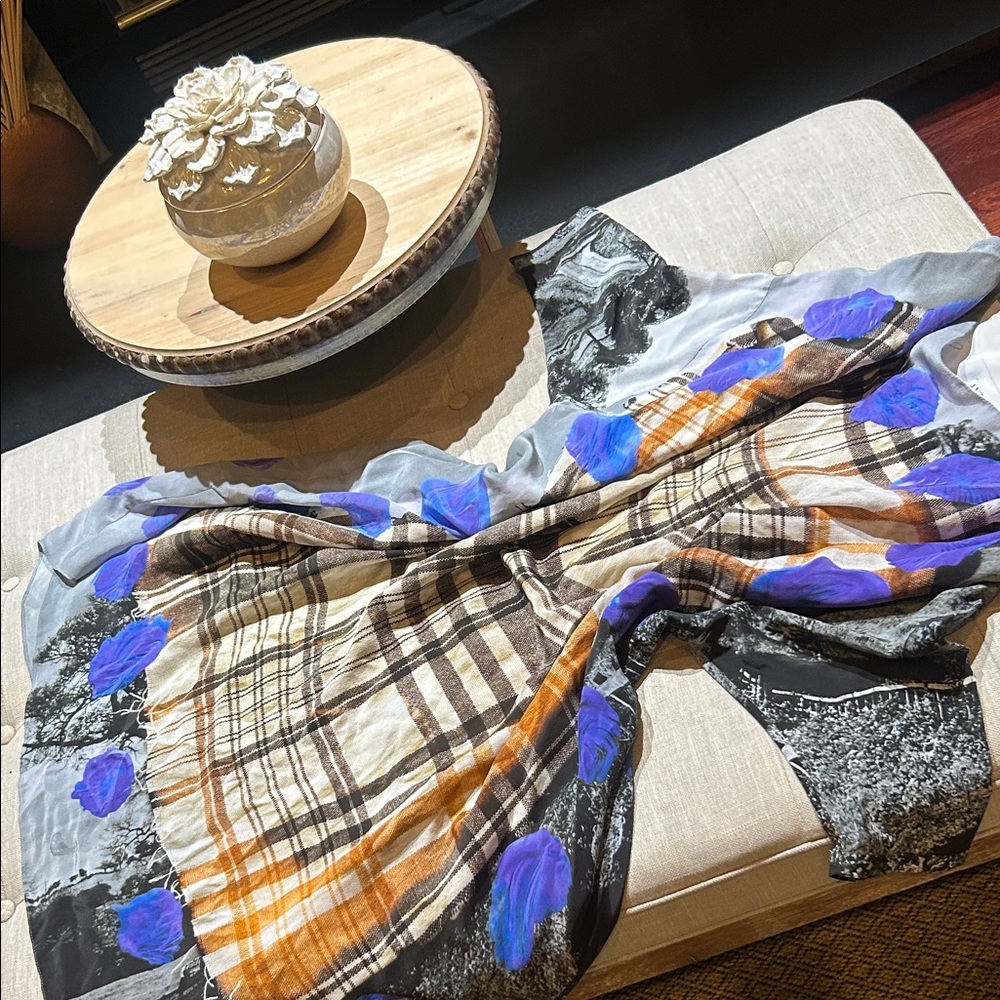Antoni & Alison 100% Silk Digital Printed Mumu Dress Size 8
